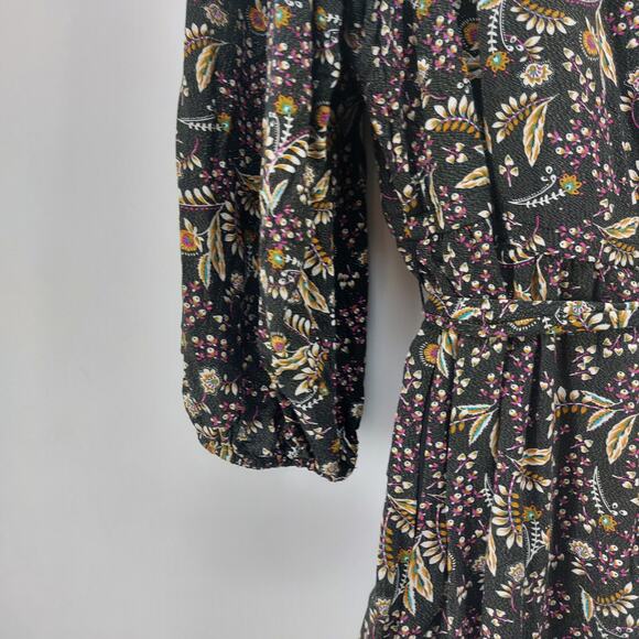 Lane Bryant Plus Size 28 Floral Paisley Midi Dress Zip Back - Picture 7 of 16